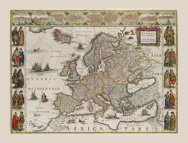 Europe, Willem Blaeu