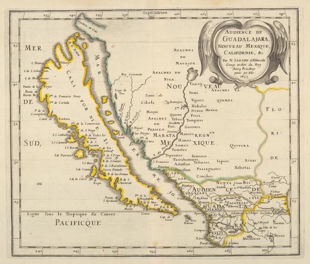 California as an Island, Nicolas Sanson / Joan Vinckeboons and others