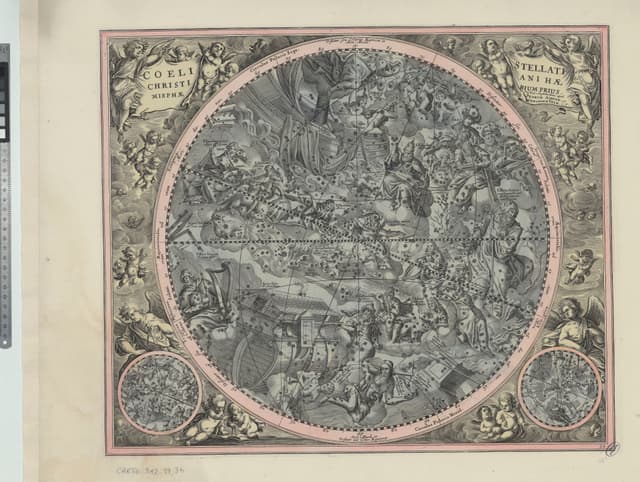 A Celestial Hemisphere, Andreas Cellarius