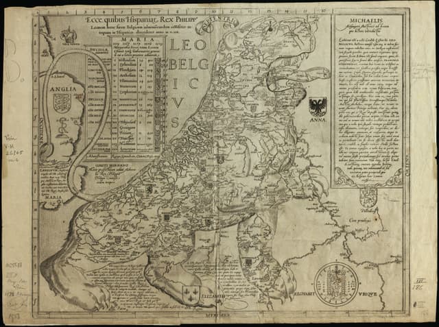 Leo Belgicus, Michael Aitzinger; Claes Janszoon Visscher