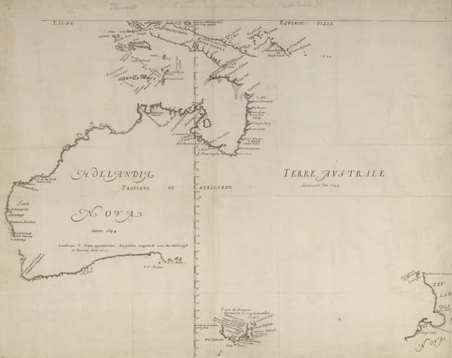 New Holland (Australia), Melchisédech Thévenot (after Tasman)