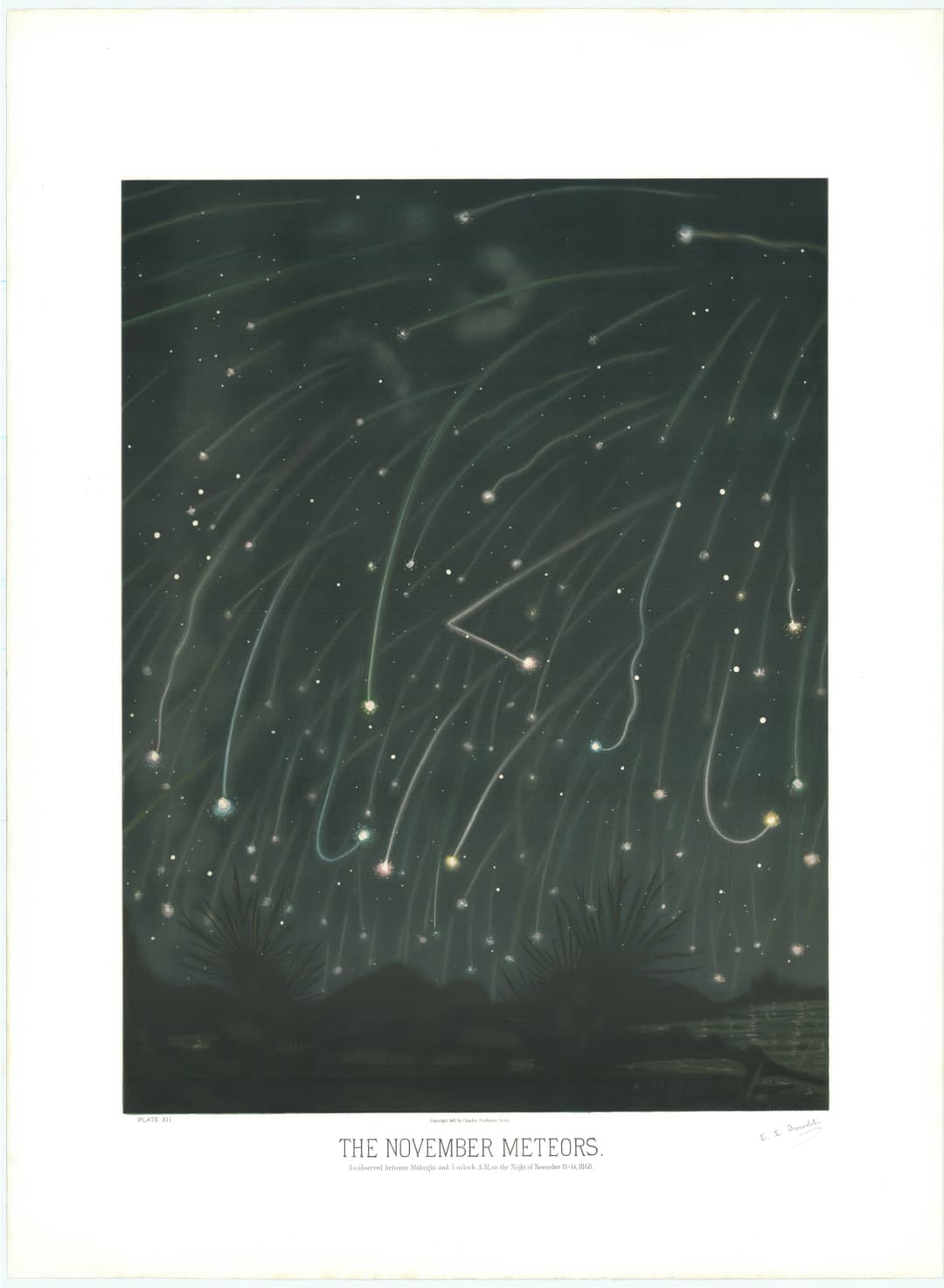 The November Meteors, Étienne Léopold Trouvelot