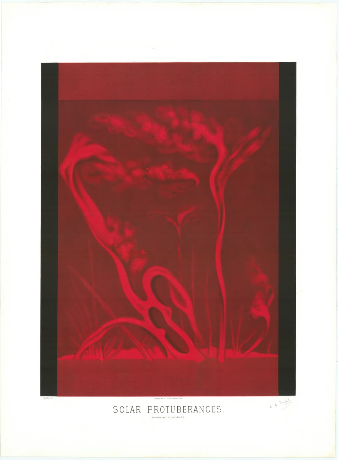 Solar Protuberances, Étienne Léopold Trouvelot